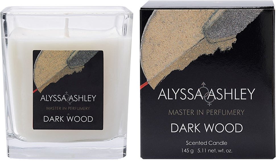 ALYSSA ASHLEY Dark Wood Candle 145 g