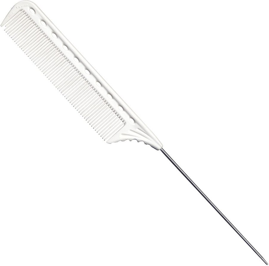 Y.S. Park Stielkamm Metallgriff Nr. 102 Weiß