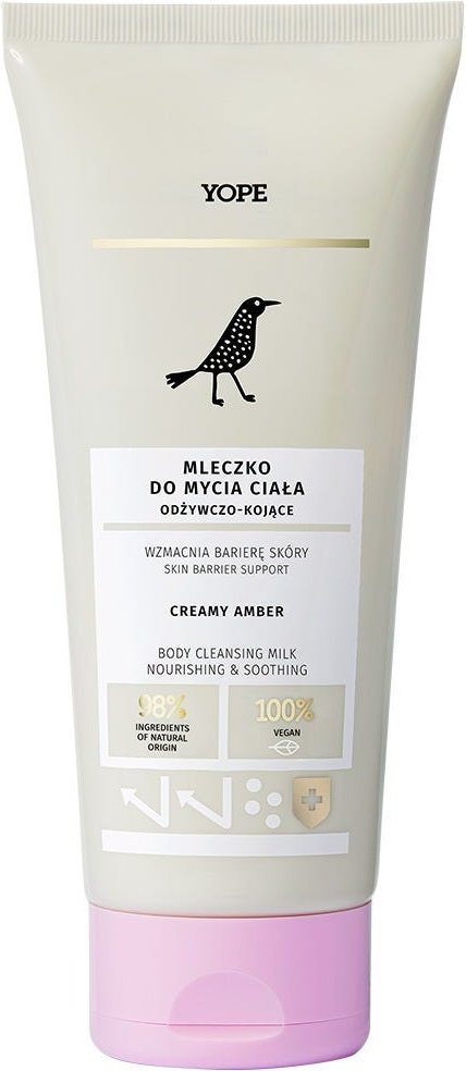 YOPE CREAMY AMBER Body Cleansing Milk Nourishing 200 ml