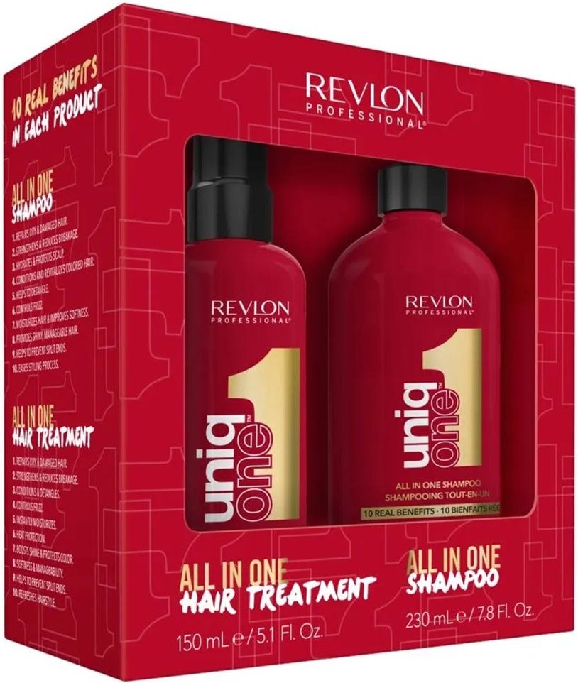 Revlon Uniq One Set Hair Treatment Classic + Shampoo