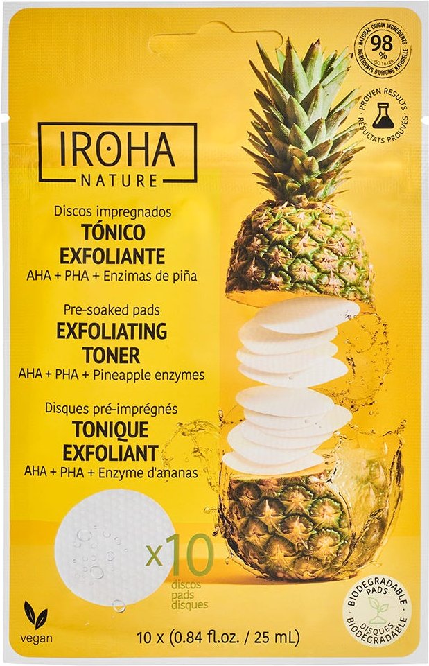 Iroha Exfoliating Toner Pads - Ananas