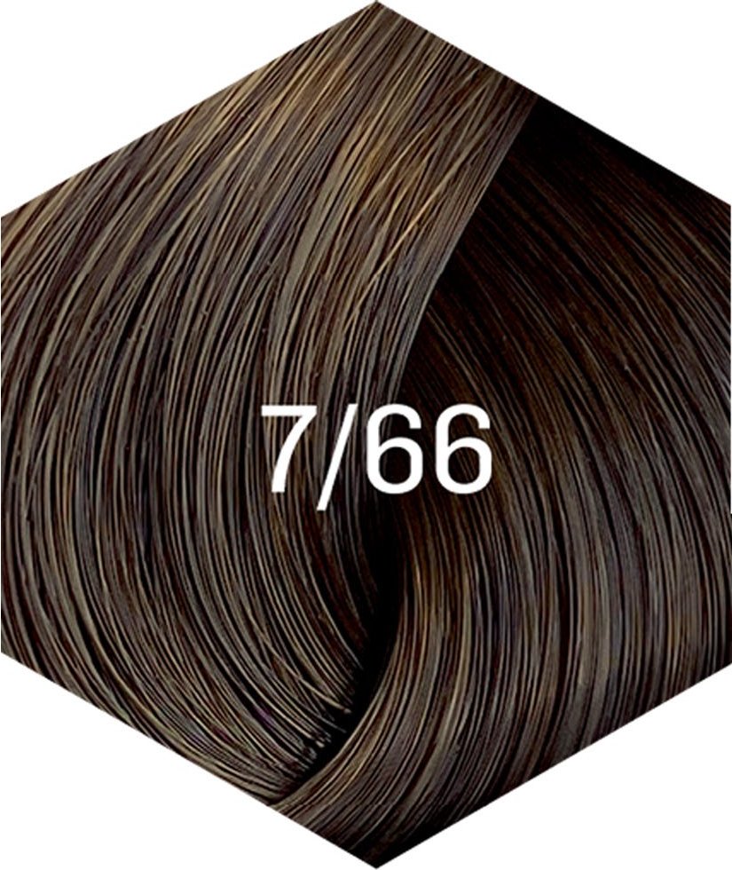 Lakmé Permanente Haarfarbe Collage 7/66 Mittelblond Kastanienbraun Intensiv 60 ml