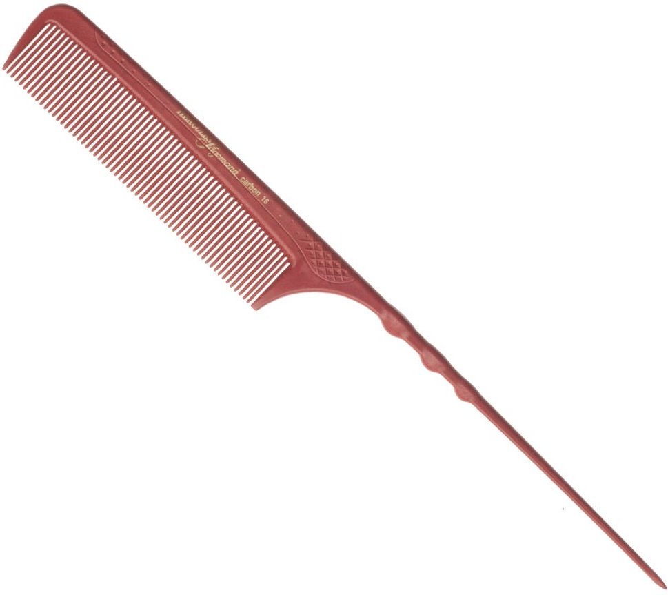 Hercules Sägemann Carbon Kamm HS C16 Rot 9 Zoll