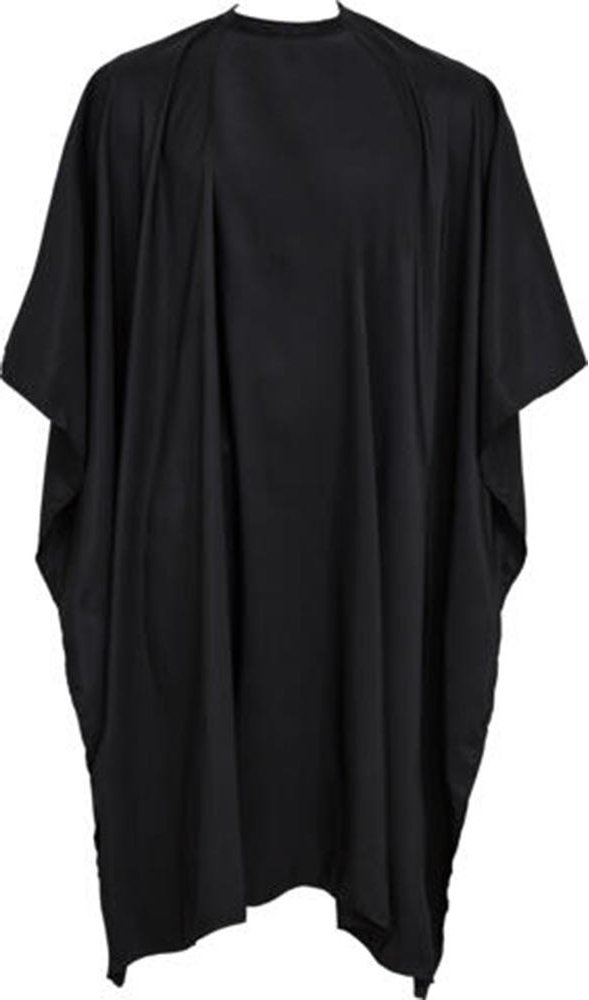 Efalock Perfect Touch Haarschneideumhang Glatter Kragen Schwarz