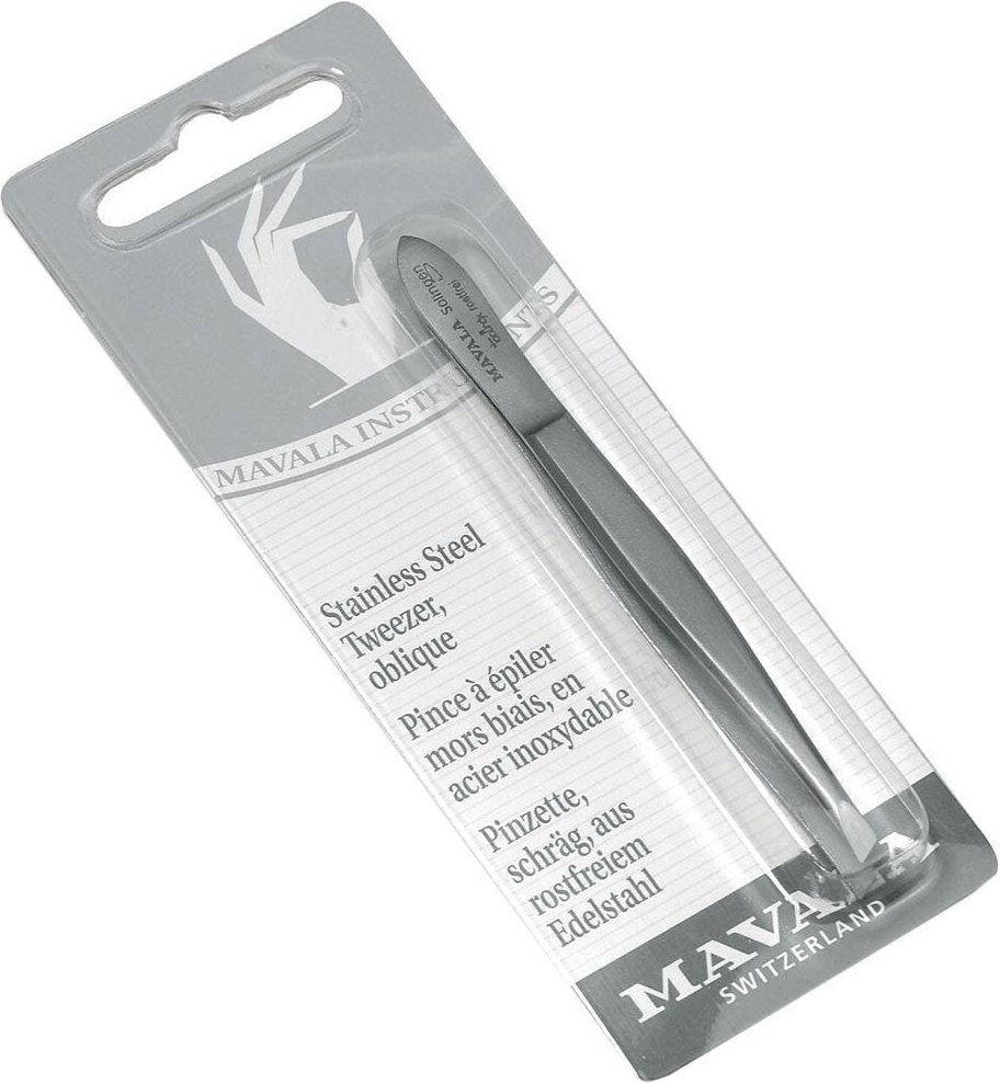 Mavala Haarpinzette schräg rostfrei