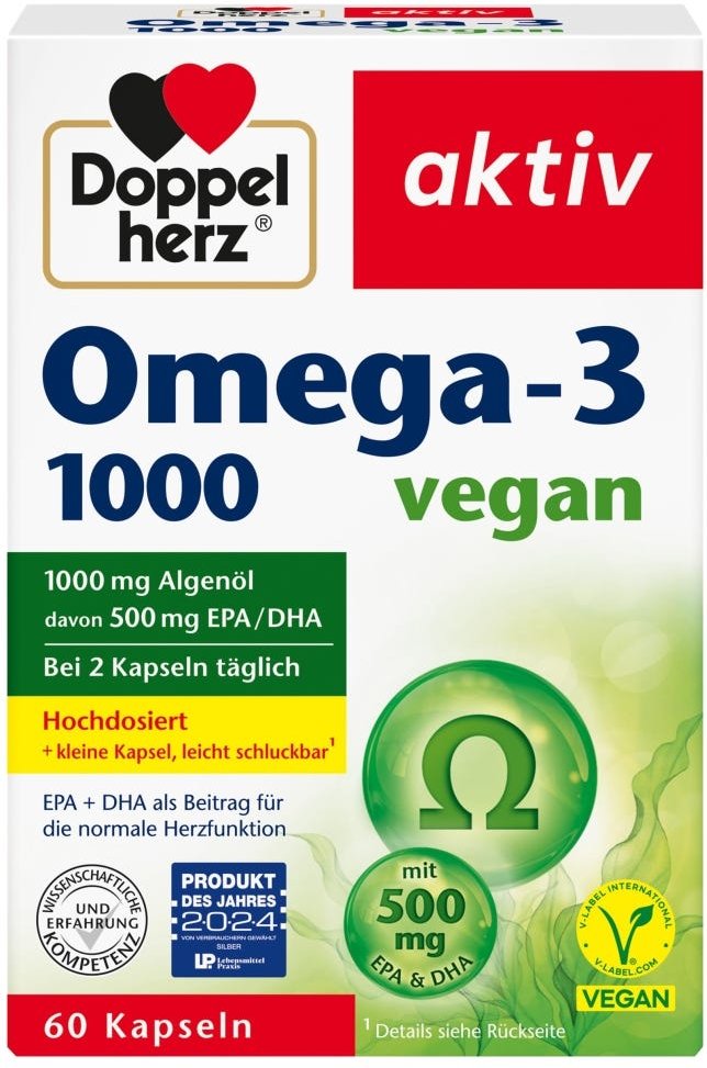 Doppelherz Omega-3 1000 Vegan 60 Stück