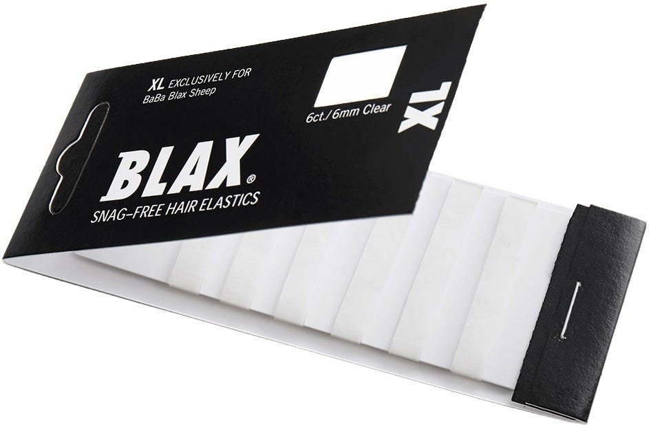 BLAX Hair elastics XL CLEAR 6 Stück