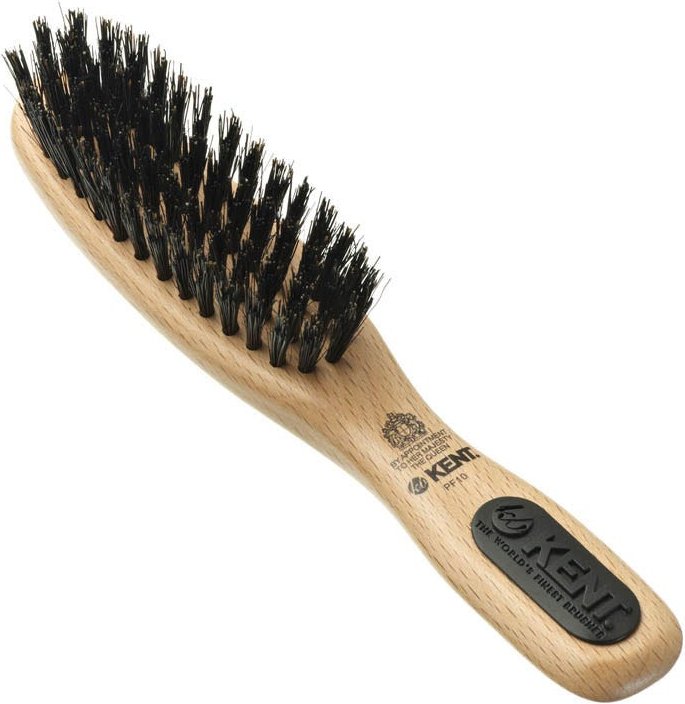KENT Taschenbürste, Natural Shine, 4-reihig NS10