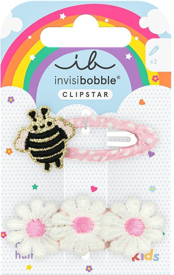 Thumbnail - invisibobble SNAP CLIP KIDS Happy Spring Bee 2 Stück