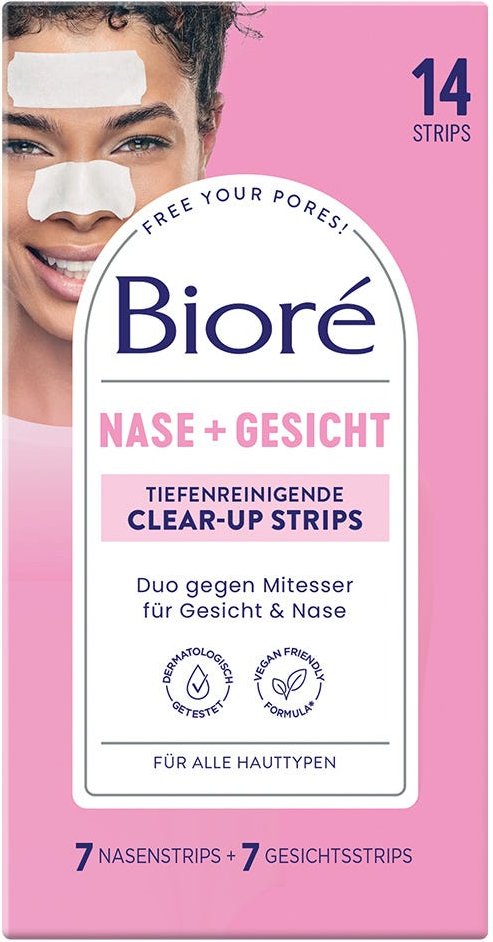 BIORÉ Kombi Clear-Up Strips - tiefenreingend 14 Strips