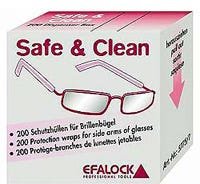 Efalock Brillenbügel-Schutz Box mit 200 Hüllen