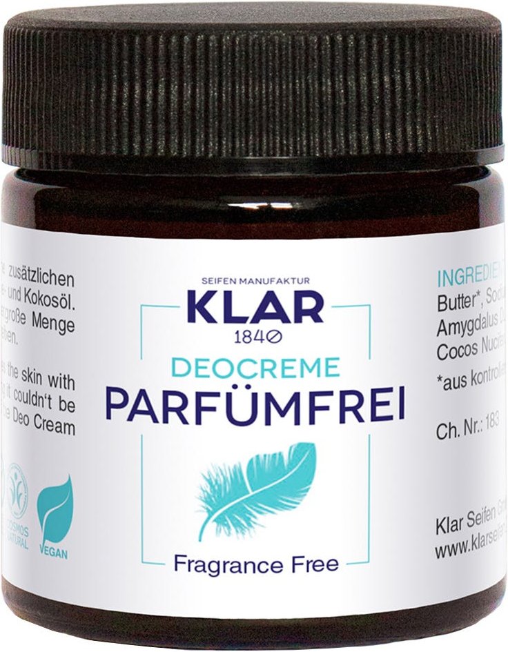 Klar's Deocreme Parfümfrei 30 ml