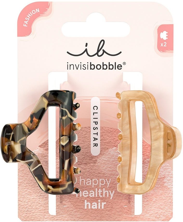 invisibobble CLIPSTAR M Golden Roar 2 Stück