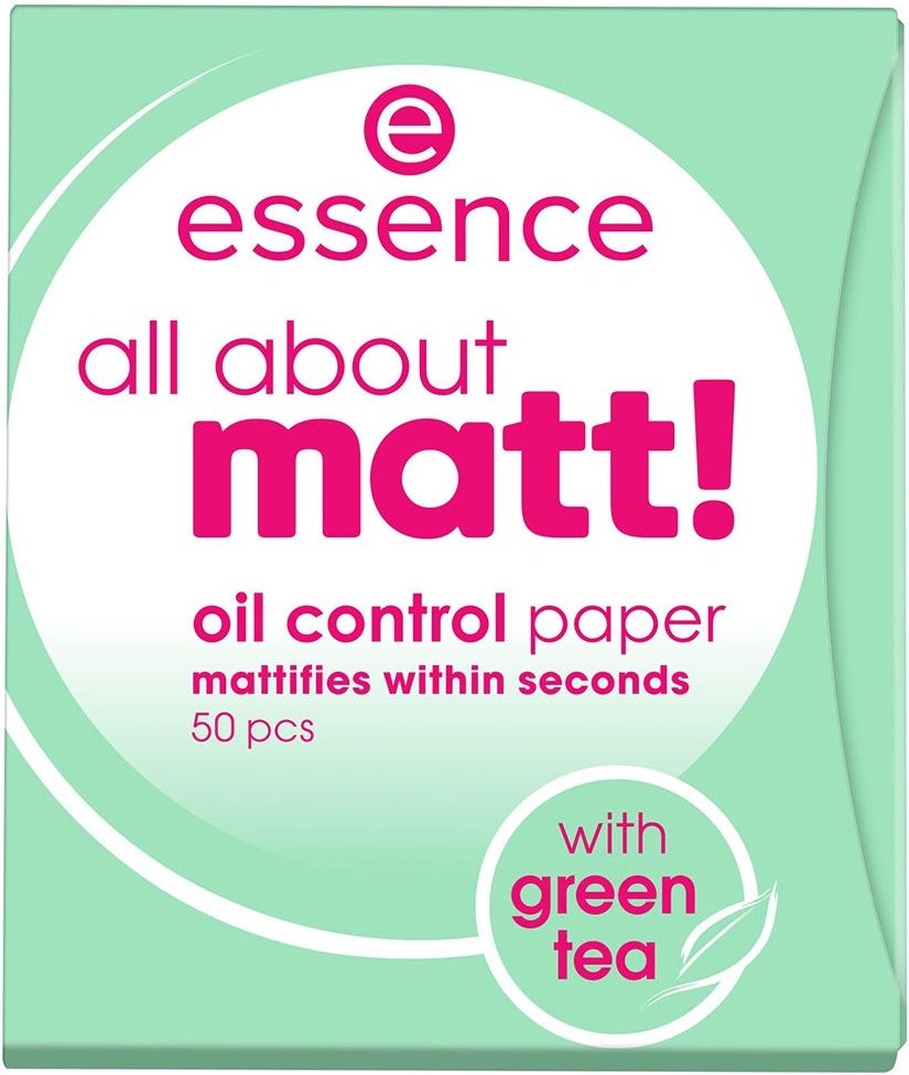 essence all about matt! oil control paper 12 g