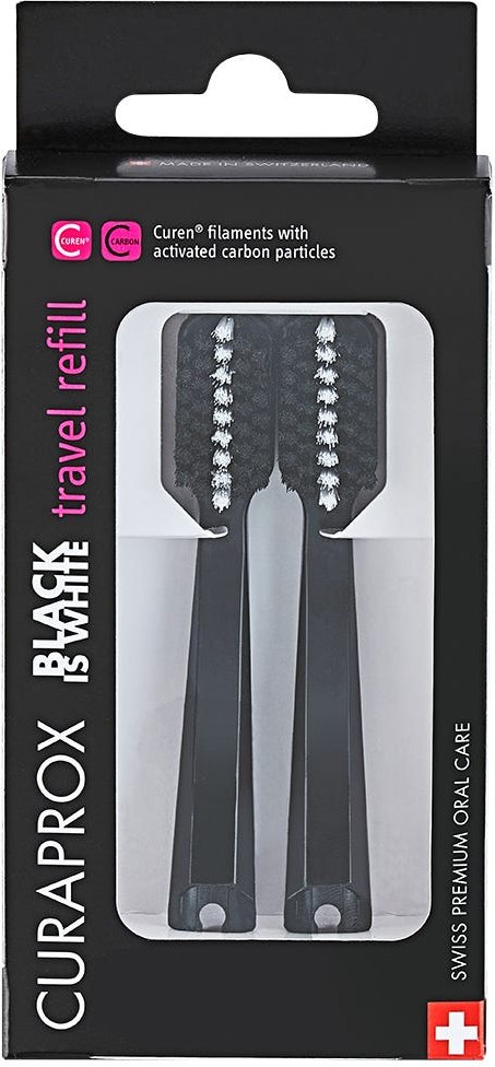 CURAPROX Black is white Duo-Pack Ersatzbürsten