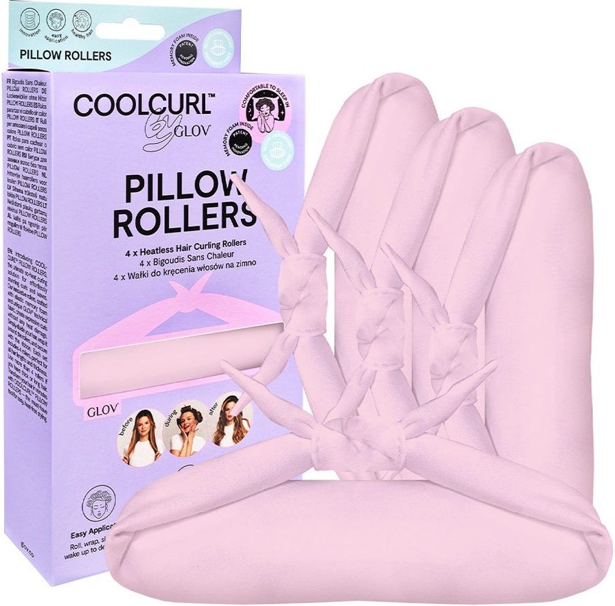 GLOV Cool Curl Pillow Rollers - Pink