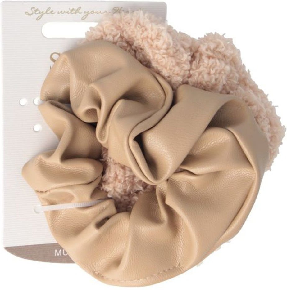 Solida Scrunchie mehrfarbig 8,5 cm 2 Stück