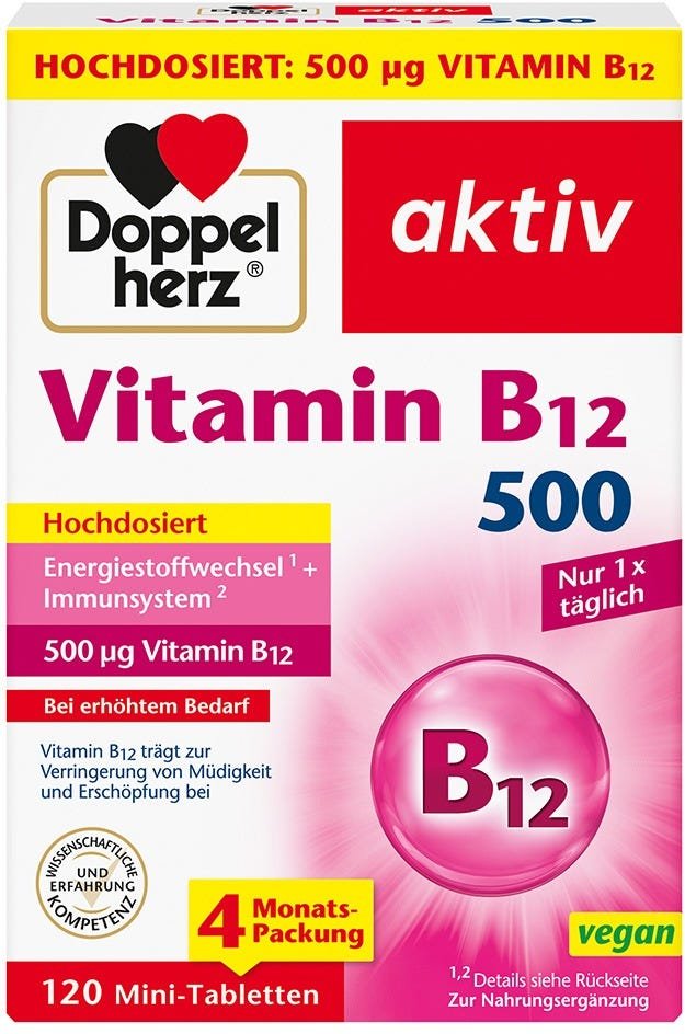 Doppelherz Vitamin B12 500 120 Stück