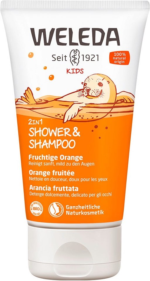 Weleda Kids 2in1 Shower & Shampoo Orange 150 ml