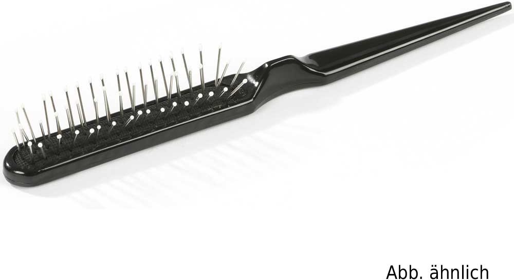 Braun & Wettberg Kunststoffbürste mit Toupiergriff, weiß