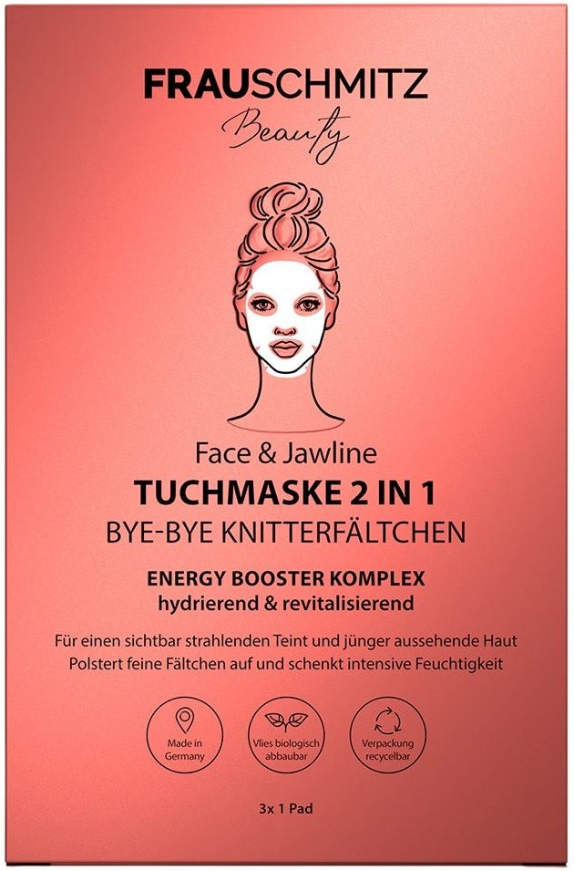 FRAUSCHMITZ Beauty Gesichtstuchmaske Face & Jawline 3er Set