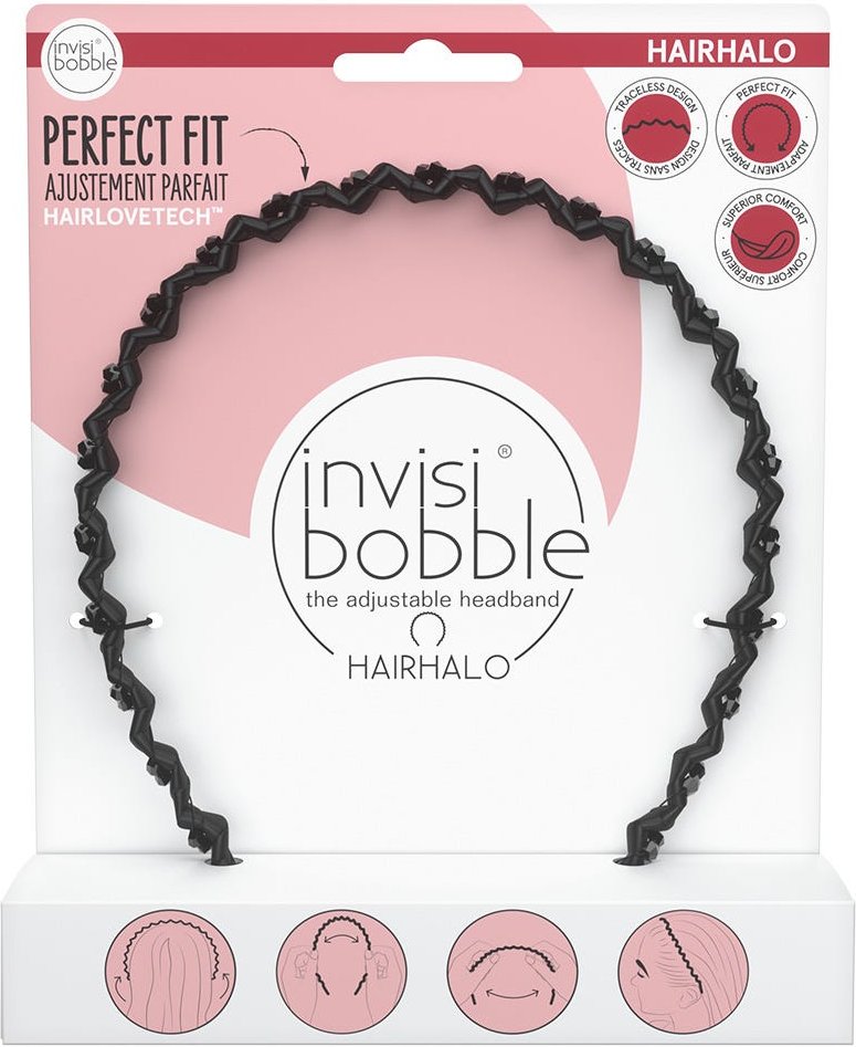 Thumbnail - Invisibobble Hairhalo Black Sparkle