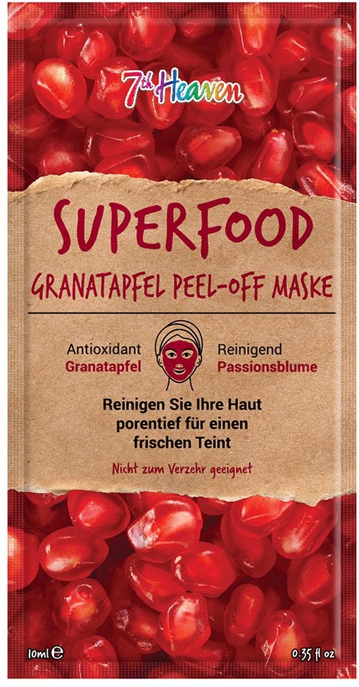 7th Heaven Superfood Peel-Off Granatapfel 10ml