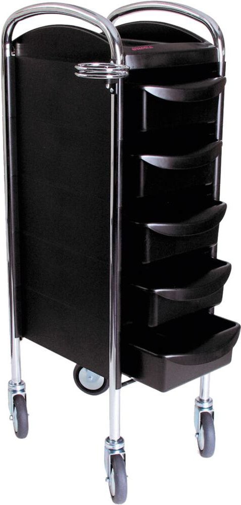 Efalock Piccolo 6002 schwarz kleine Rollen