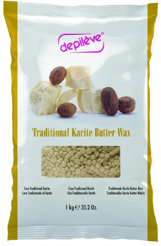 depileve Traditional Karité Butter Wax Perlen 1000 g