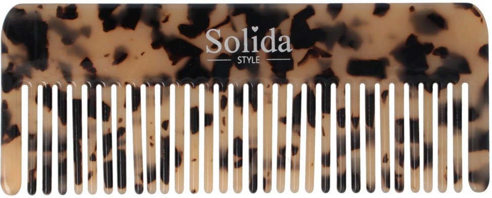 Solida Stylingkamm Acetat Horn Optik Braun