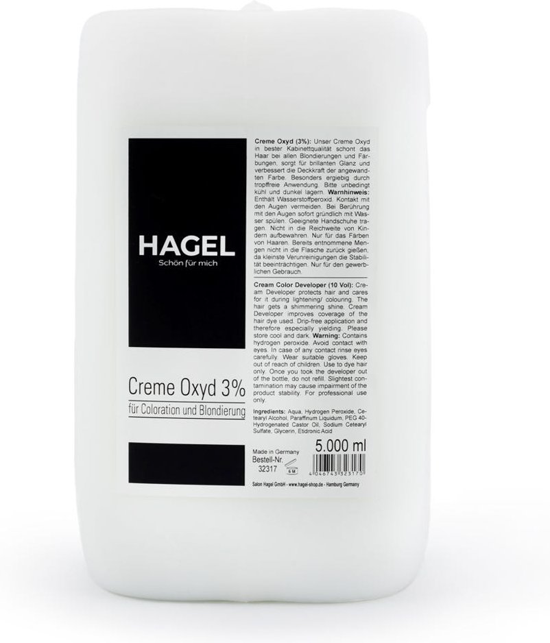 HAGEL Creme Oxyd 3 % 5000 ml