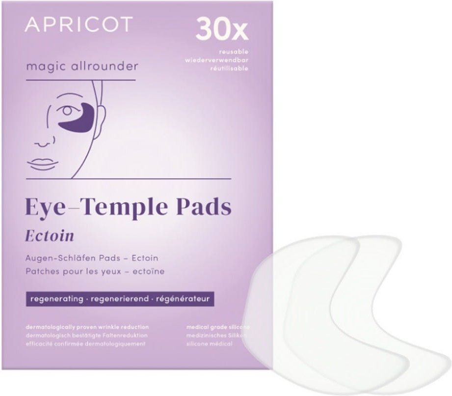 APRICOT Wiederverwendbare Augen-Schläfen Pads mit Ectoin