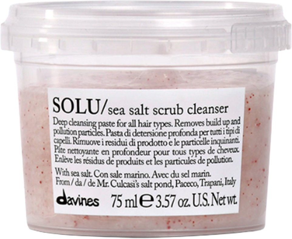 Davines Essential Haircare Solu Sea Salt Scrub Cleanser 75 ml