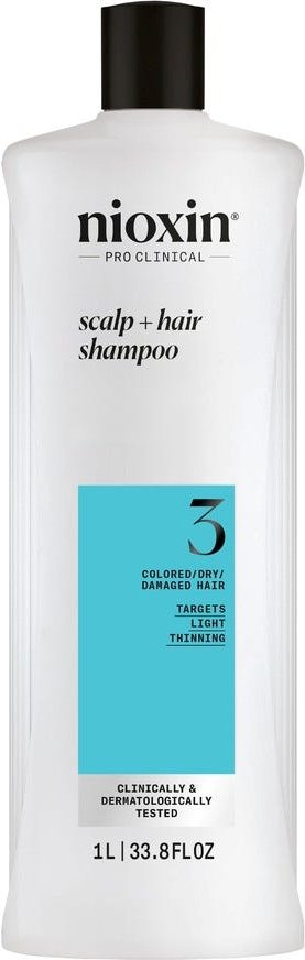 Nioxin Scalp + Hair System 3 Shampoo 1000 ml