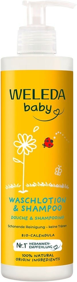 Weleda Calendula Waschlotion & Shampoo 400 ml