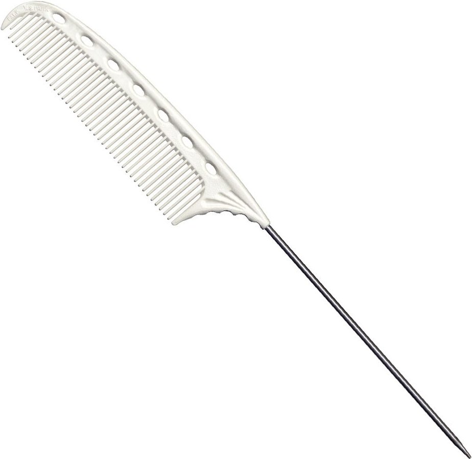 Y.S. Park Stielkamm mit Metallgriff Nr.103 weiß