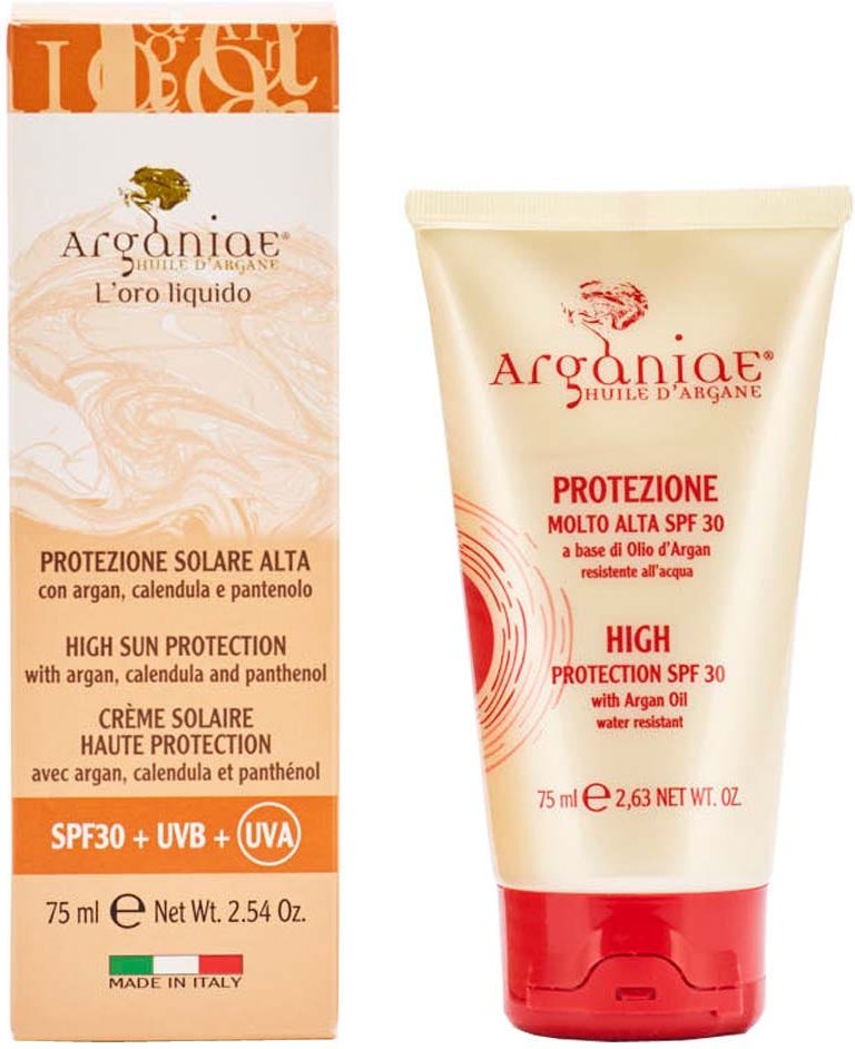 Arganiae Sonnencreme mit hohem Schutz SPF 30 auf Basis von Arganöl 75 ml