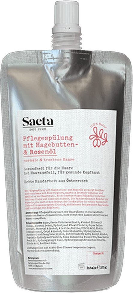 Saeta Conditioner Hagebutten-Rosenöl Nachfüllbeutel 200 ml