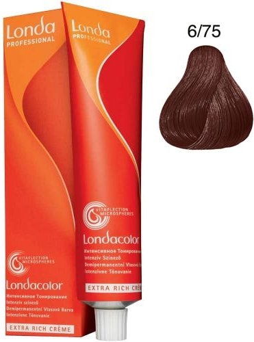 Londa Demi-Permanent Color Creme 6/75 Dunkelblond Braun-Rot 60 ml