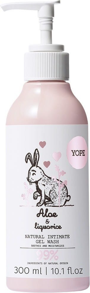 YOPE Natural Intimate Gel Wash ALOE & LIQUORICE 300 ml