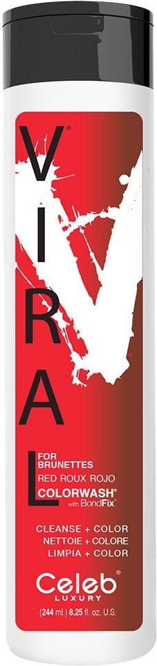 Celeb Viral Red for Brunette Colorwash 244 ml