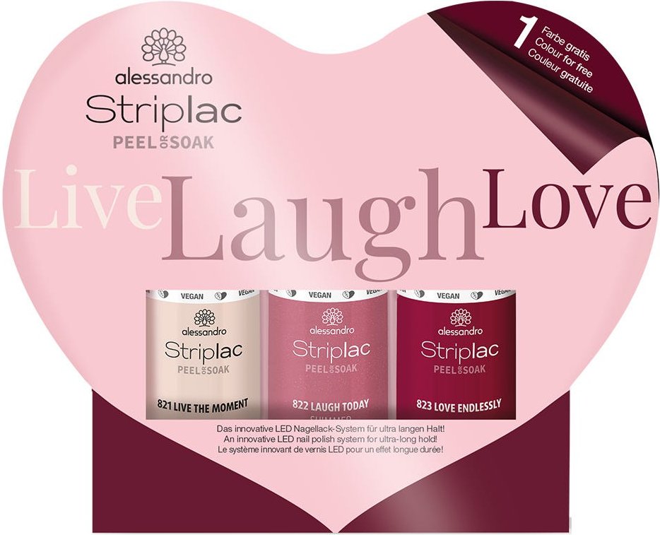 Alessandro STR SET LIVE LAUGH LOVE 3x5ML*