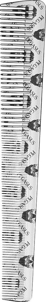 Pegasus Skulleto 303 silber Haarschneidekamm 13,0 cm