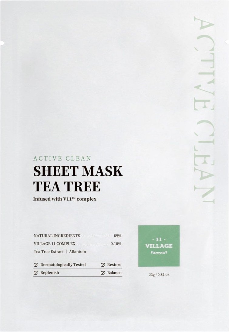 11 Village Factory Active Clean Sheet Mask 23 g