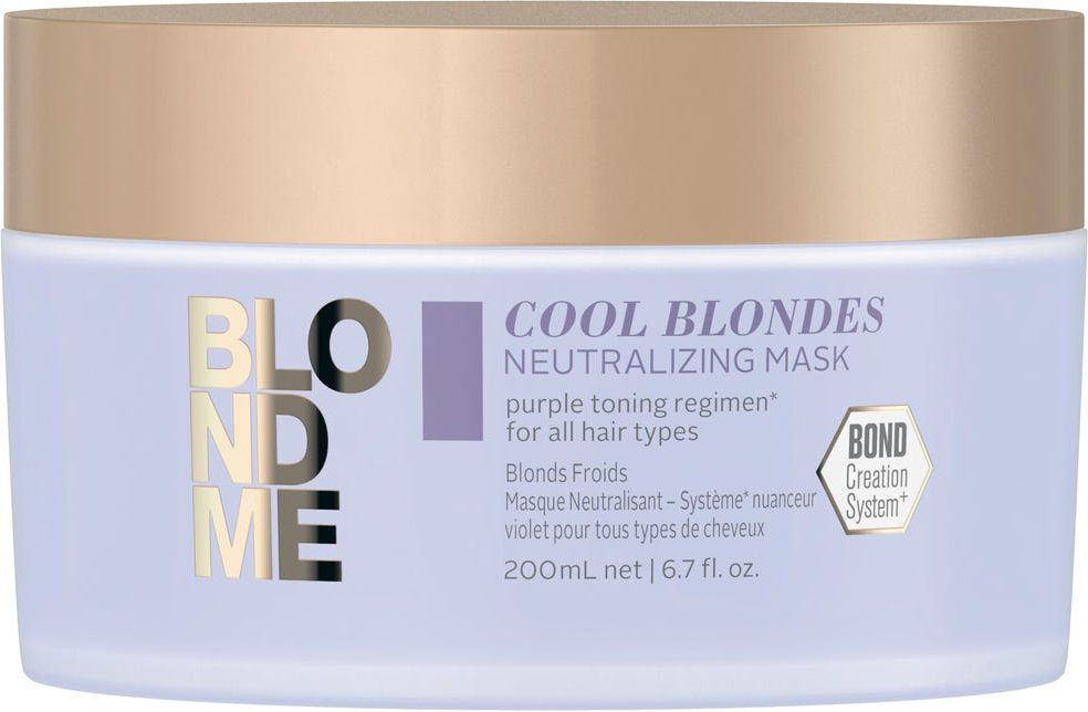 Schwarzkopf Blondme Cool Blondes Neutralizing Mask 200 ml