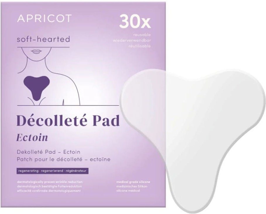 Thumbnail - Apricot Wiederverwendbares Dekolleté Pad mit Ectoin