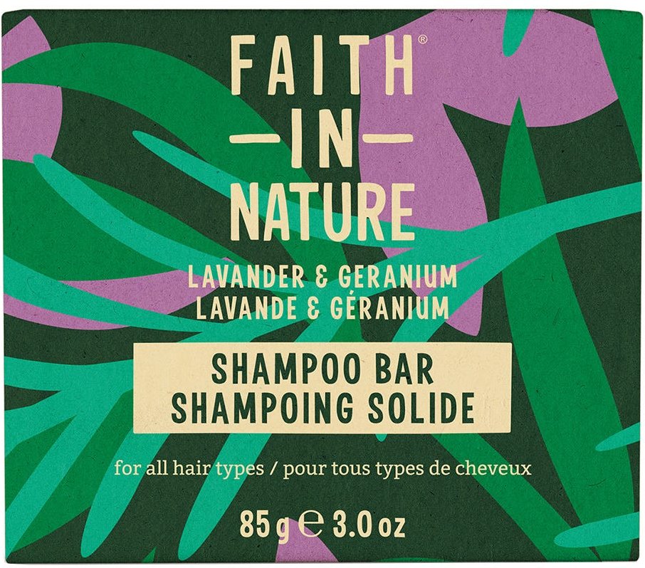 Faith in Nature Lavender & Geranium Shampoo Bar 85 g