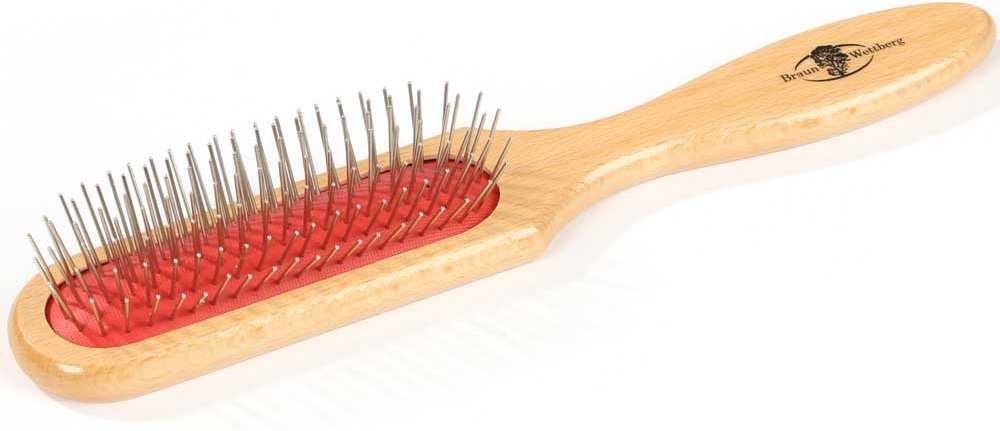 Braun & Wettberg Tierbürste, Drahtstifte ohne Noppen