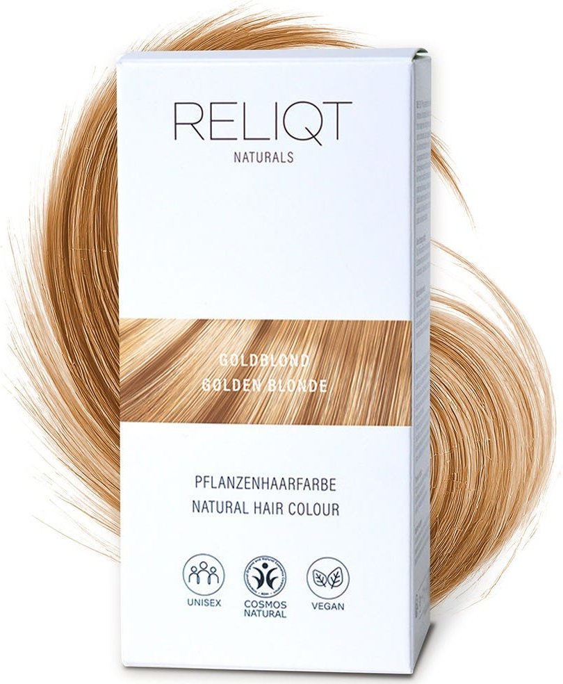 RELIQT Pflanzenhaarfarbe Goldblond 100 g