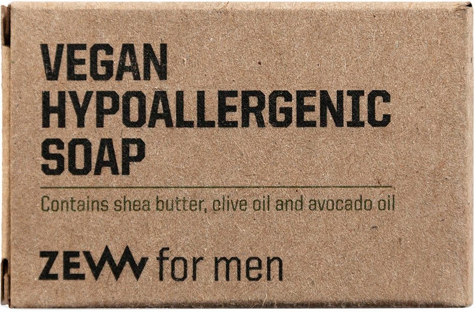 ZEW for Men Shaving Soap with Charcoal 85 g